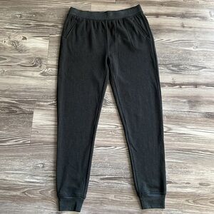 ATM Anthony Thomas Melillo Slim Cuffed Pull On Sweatpants in Heathered Charcoal
